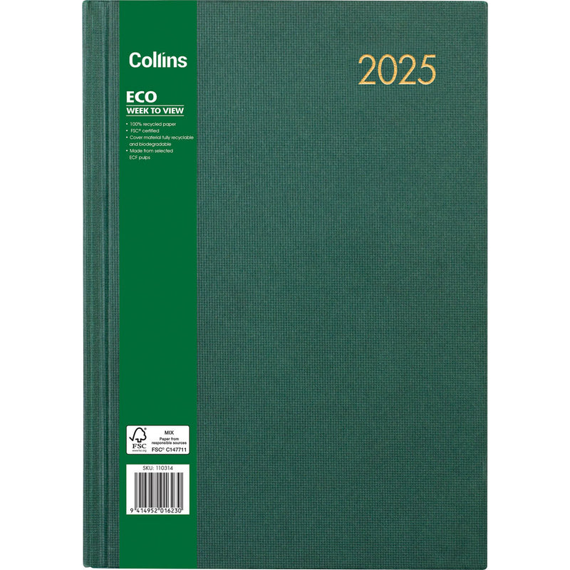 Collins Eco A43 Week Per View Diary