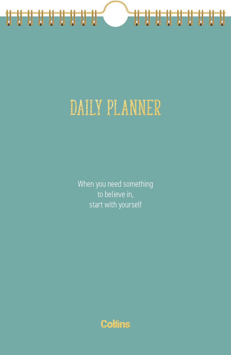 Collins Motivational A5 Undated Daily Planner