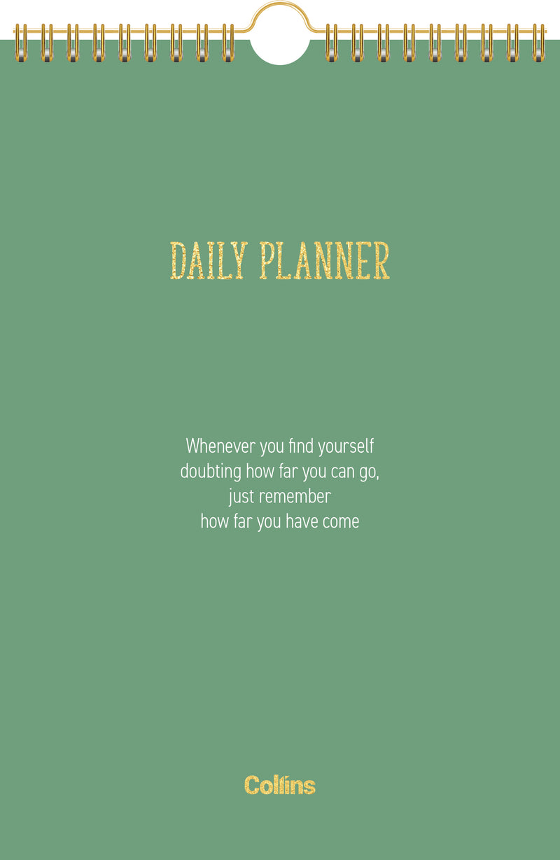 Collins Motivational A5 Undated Daily Planner