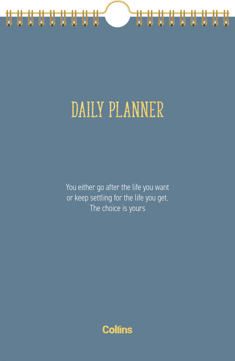 Collins Motivational A5 Undated Daily Planner