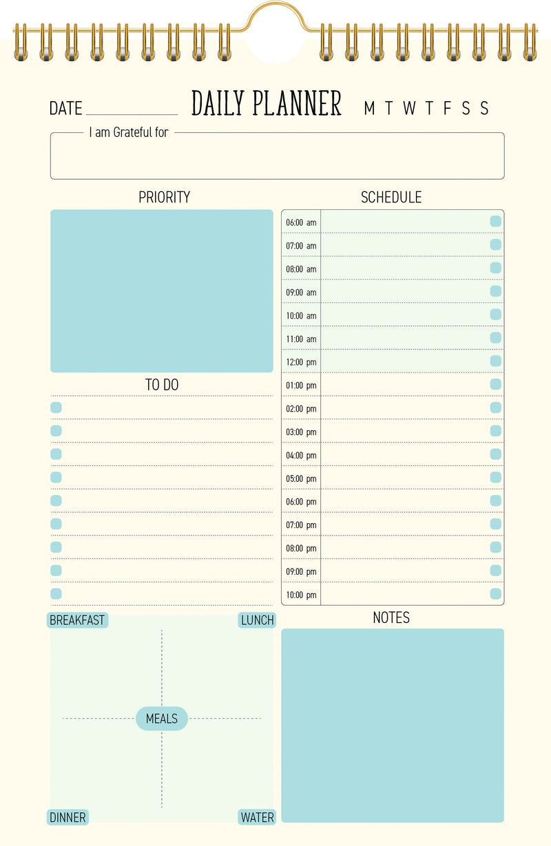 Collins Motivational A5 Undated Daily Planner