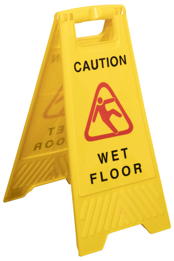 Cleanlink Safety Sign Wet Floor Yellow
