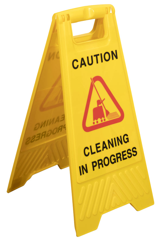 Cleanlink Safety Sign Cleaning In Progress Yellow
