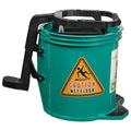 Cleanlink Heavy Duty Mop Bucket Plastic Wringer 16L#Colour_GREEN