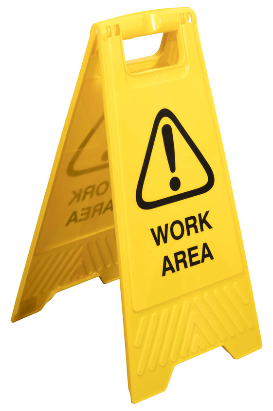 Cleanlink Safety Sign Work Area Yellow
