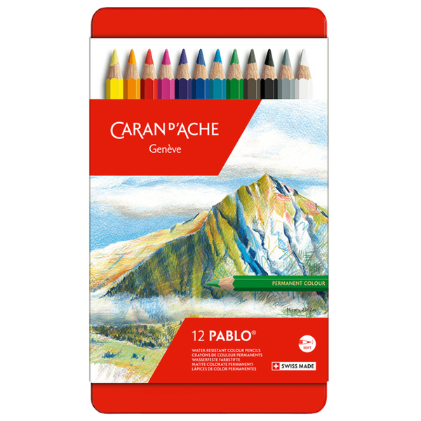 Caran D'ache Pablo Colouring Pencil Set of 12