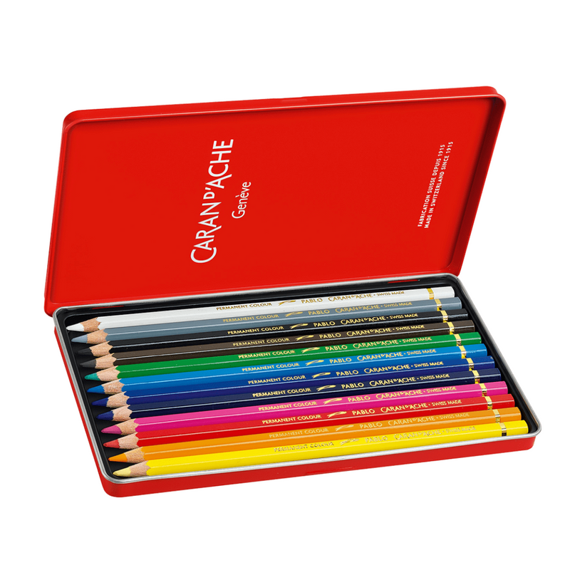 Caran D'ache Pablo Colouring Pencil Set of 12