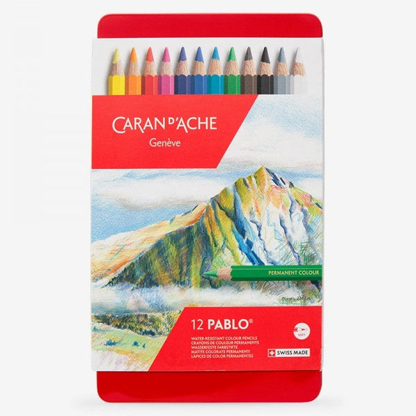 Caran D'ache Pablo Coloured Pencils Pack#Pack Size_PACK OF 12