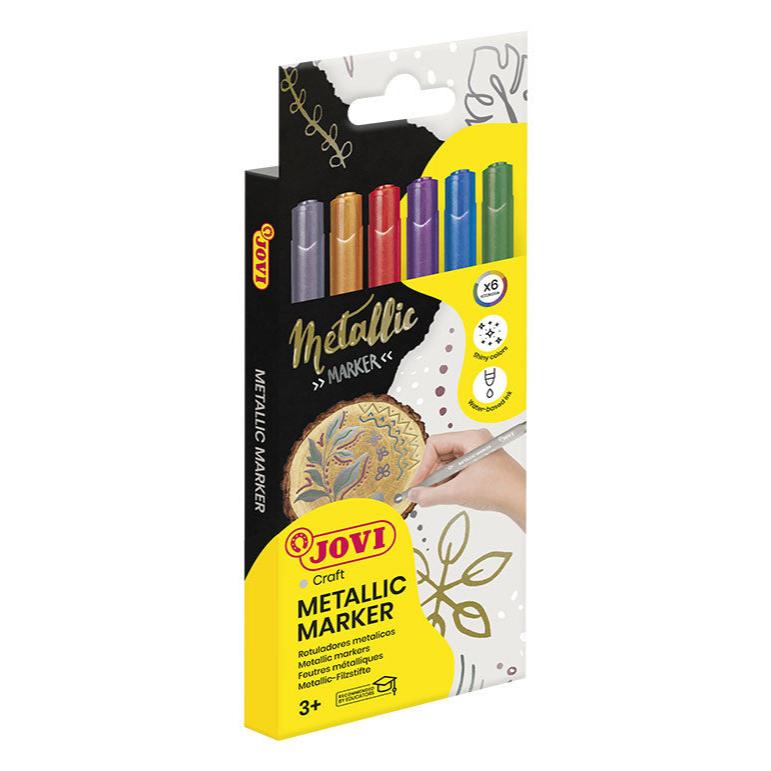 Jovi Decor Metallic Pen Pack Of 6