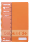 Colourhide A4 120 Page Notebooks Pack Of 10#Colour_TANGERINE