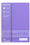 Colourhide A4 120 Page Notebooks Pack Of 10#Colour_LAVENDER