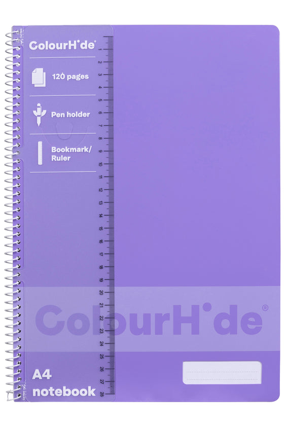 Colourhide A4 120 Page Notebooks Pack Of 10