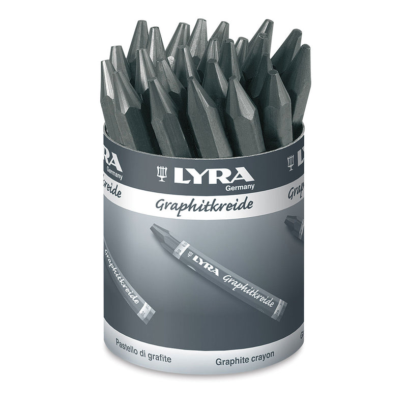 Lyra Graphite Crayons Assorted Tub of 24