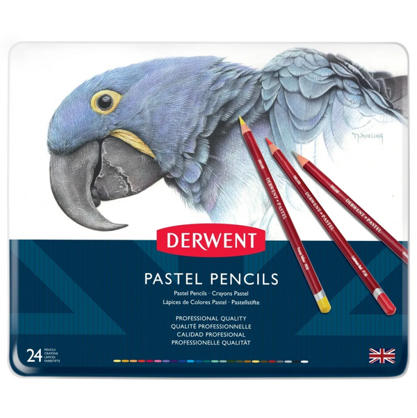 Derwent Pastel Pencil Tin Set of 24