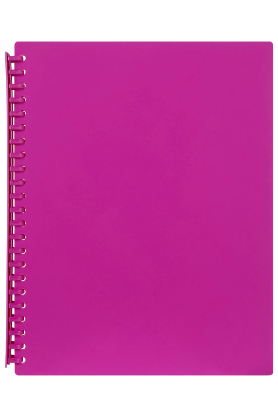 Marbig Refillable 20 Pocket Display Books#Colour_PINK
