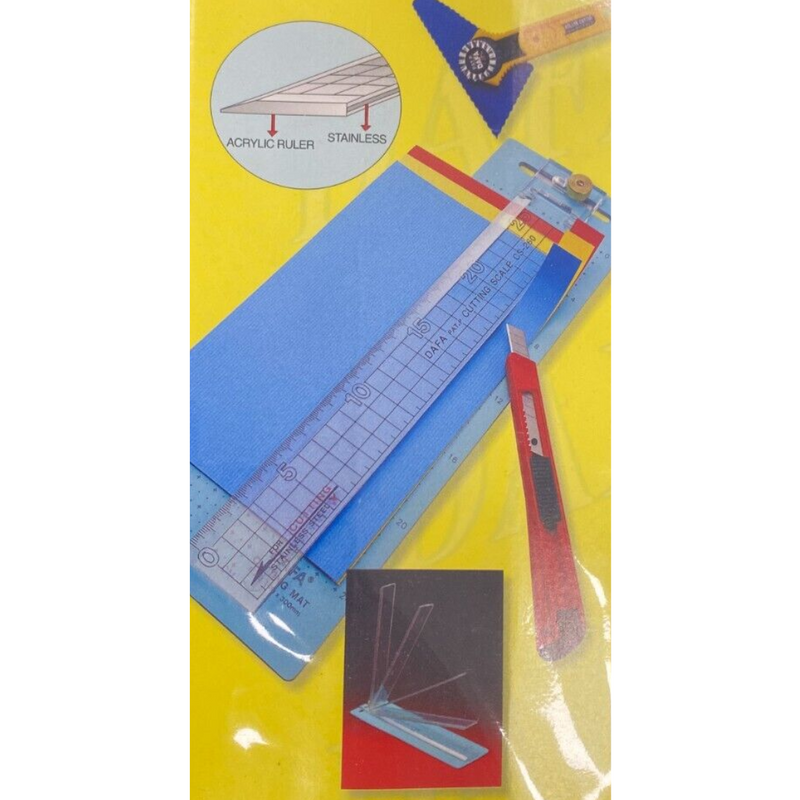 Dafa 2012 Cutting Set With 40cm Ruler & Mat