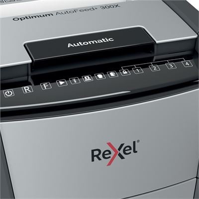 Rexel Optimum Autofeed Shredder 300X Cross Cut
