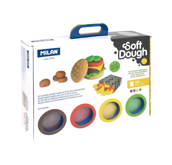 Milan House of Burgers Soft Dough Play Kit