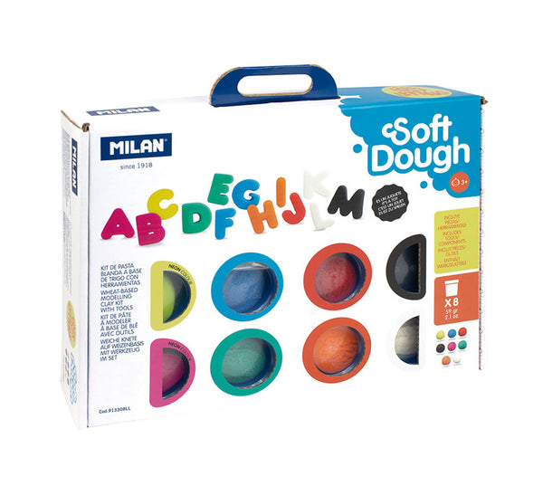 Milan Lots of Letters Soft Dough Play Kit