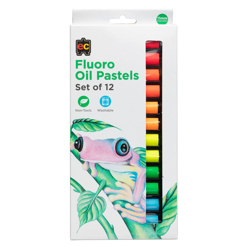 EC Jumbo Pastels Set of 12 Fluoro Colours