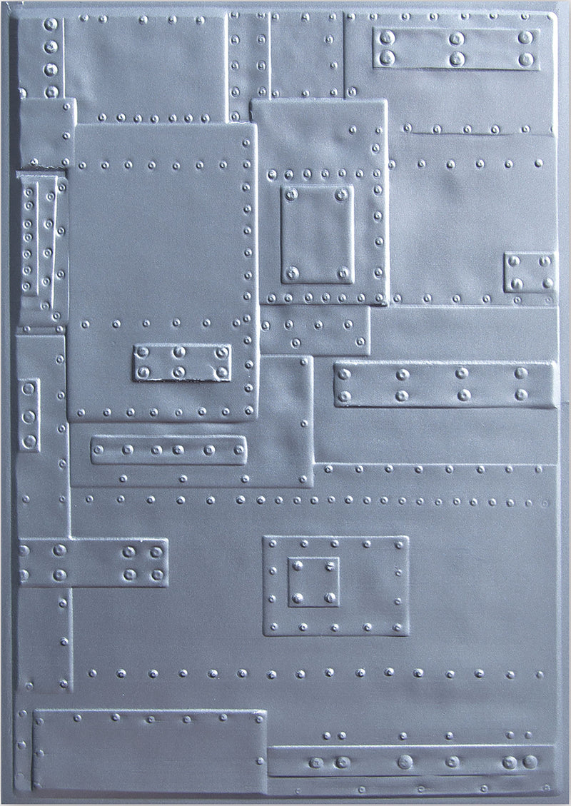 Sizzix by Tim Holtz 3D Texture Fades Foundry Embossing Folder