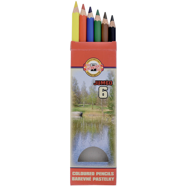 Koh-I-Noor Omega Colour Pencils Pack of 6