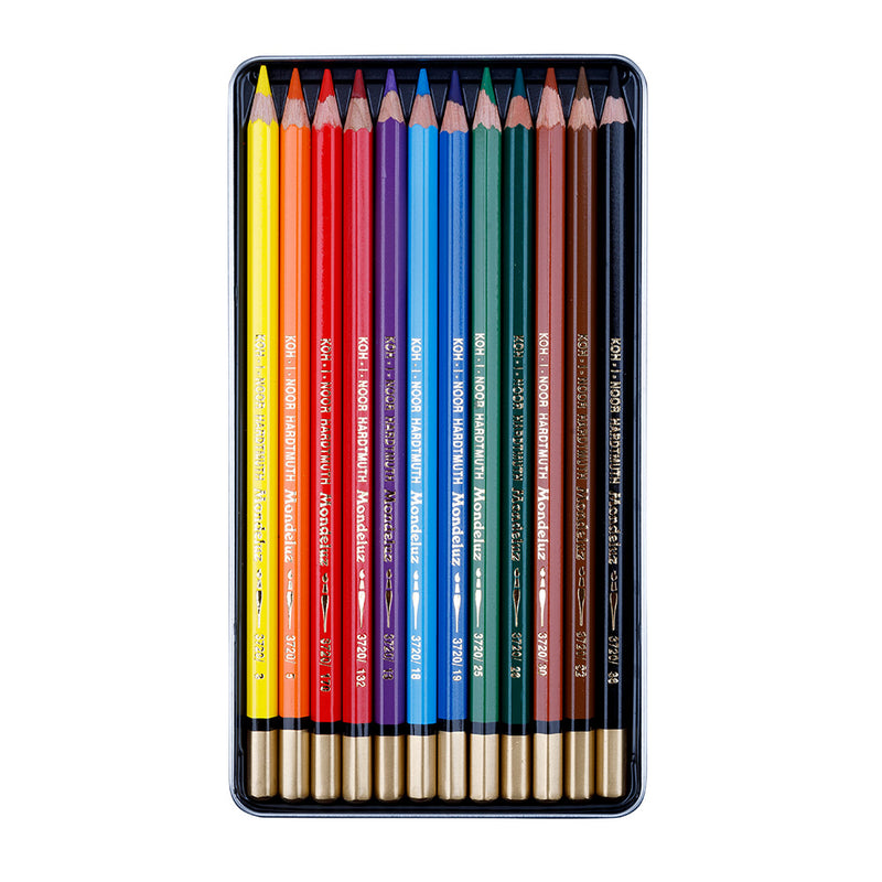 Koh-I-Noor Mondeluz Colouring Pencil Tin of 12