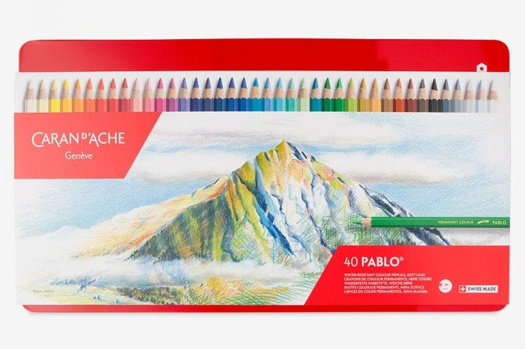 Caran D'ache Pablo Colouring Pencil Set of 40