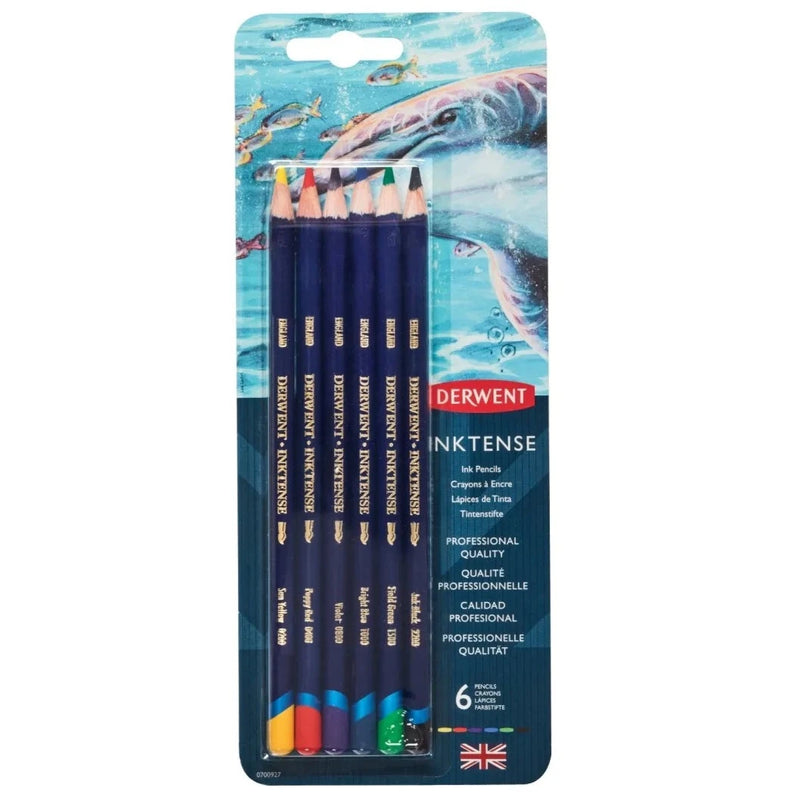 Derwent Inktense Pencil Blister Pack Of 6