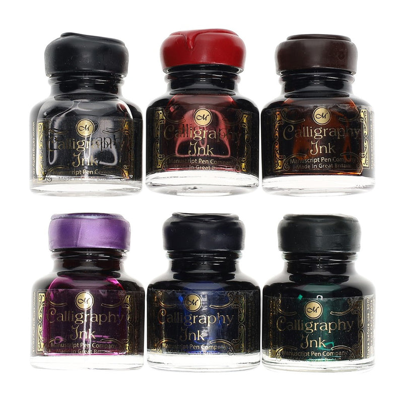 Manuscript Calligraphy Gift Ink 30ml Assorted Set Of 6