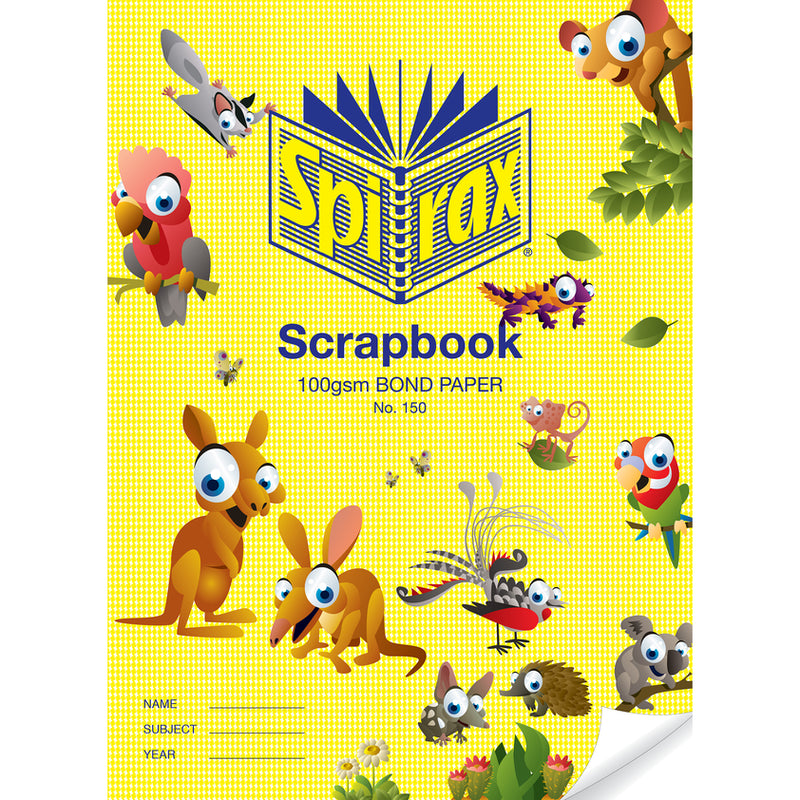 Spirax 150 Scrapbook 64pg 335x245mm 100gsm - Pack Of 10