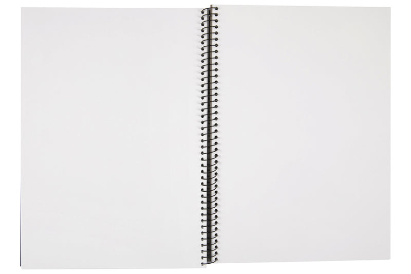 Spirax P704 PP Visual Art Diary A4 120 Page Black S/O - Pack Of 5