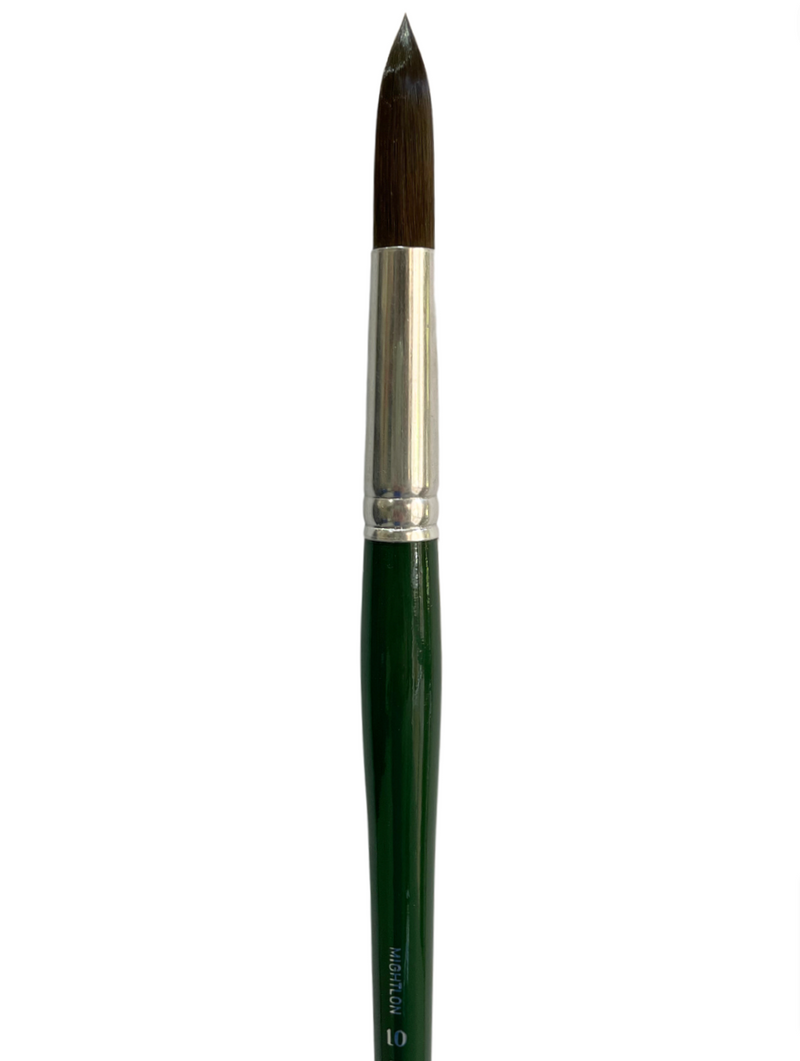 Das S6400 Mightlon Synthetic Round Long Handle Brushes