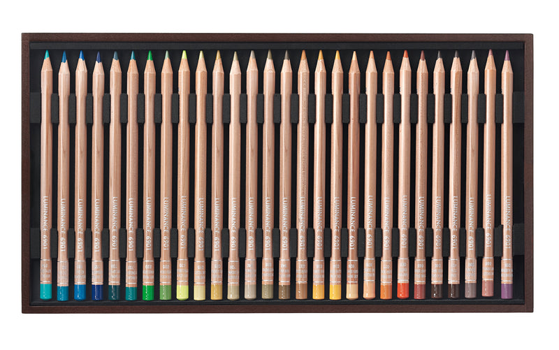 Caran d'Ache Luminance Wooden Box Set Of 76 Wooden Box