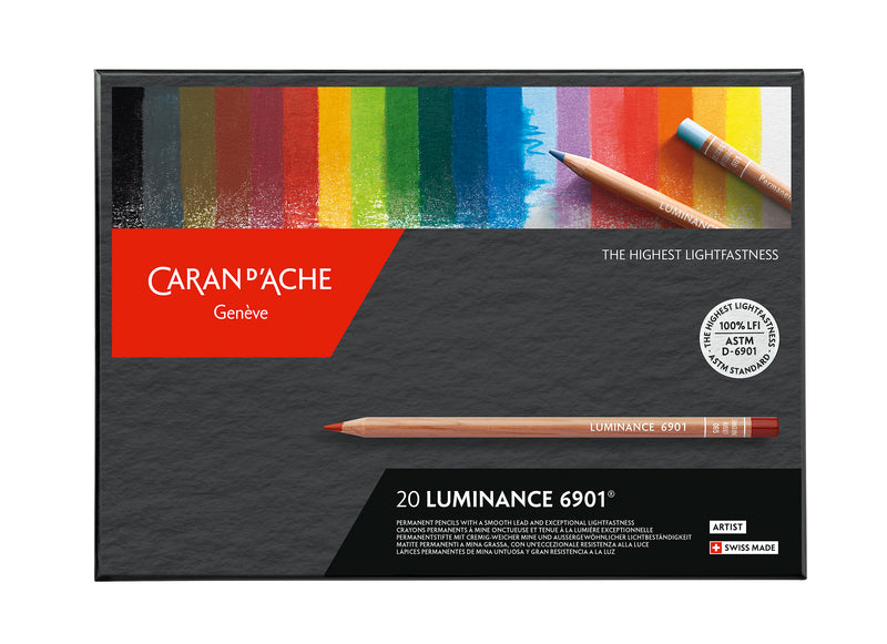 Caran D'ache Luminance 6901 Colouring Pencil Set of 20