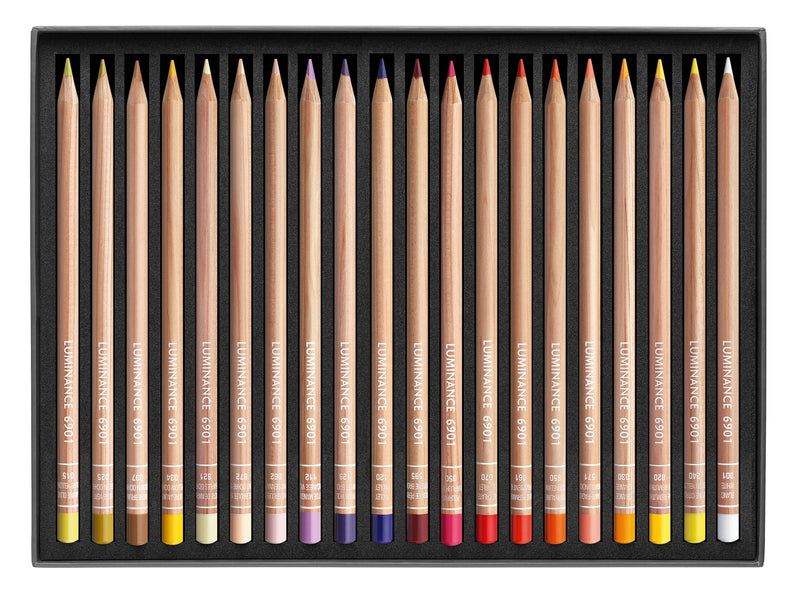 Caran D'ache Luminance 6901 Colouring Pencil Set of 40