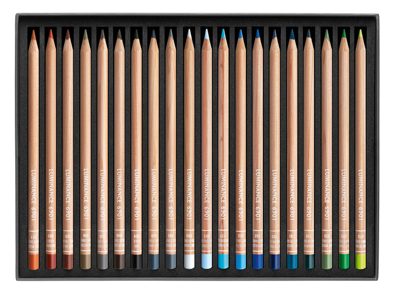 Caran D'ache Luminance 6901 Colouring Pencil Set of 40