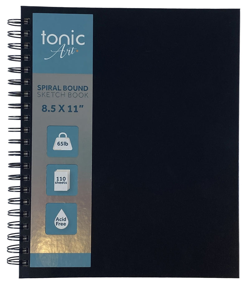 Tonic-Art Spiral Hardcover 176gsm 110 Sheet Sketchbooks