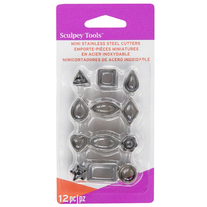 Sculpey Mini Metal Cutters Set Of 12