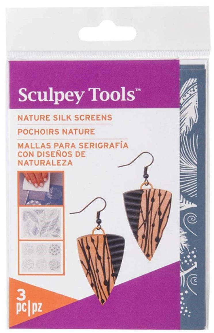 Sculpey Silk Screen Nature Set