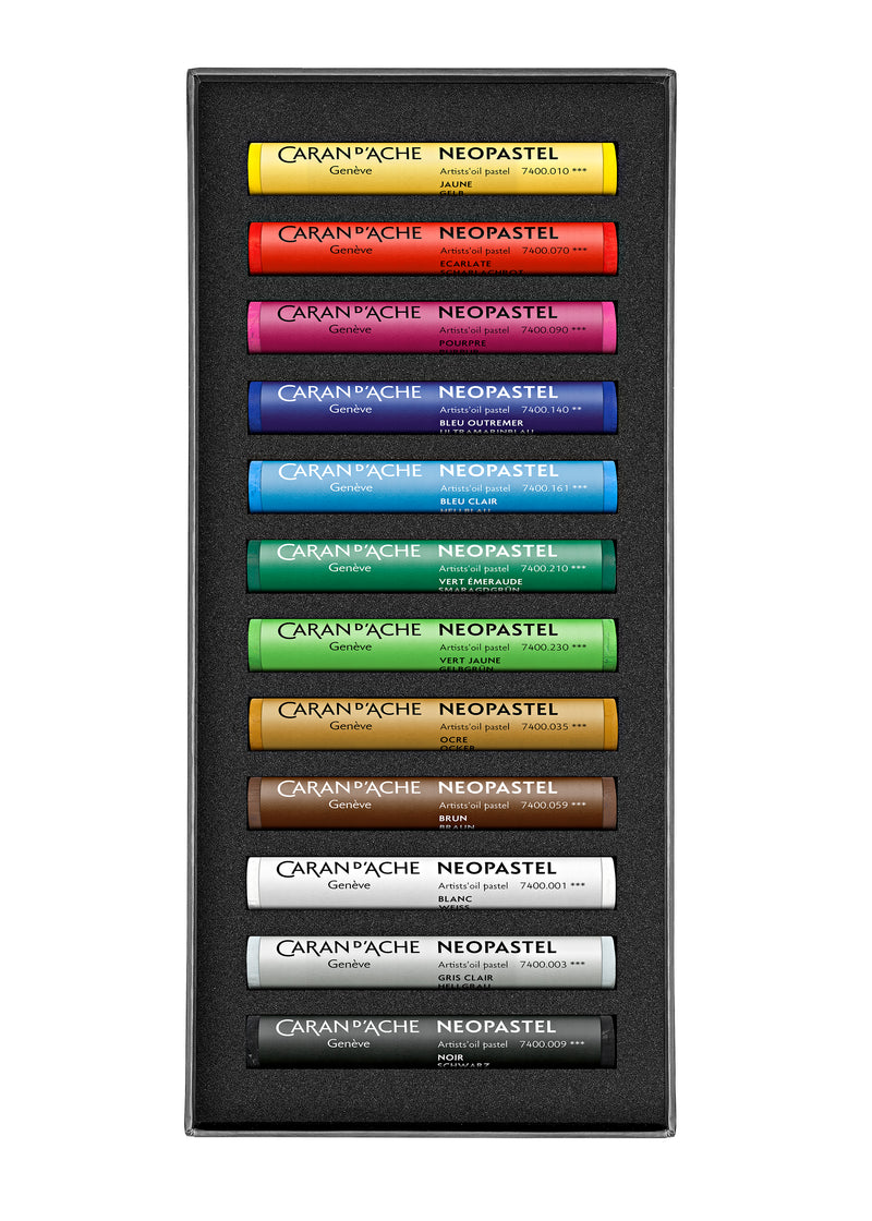 Caran D'ache Neopastel Artist Oil Pastel Set of 12