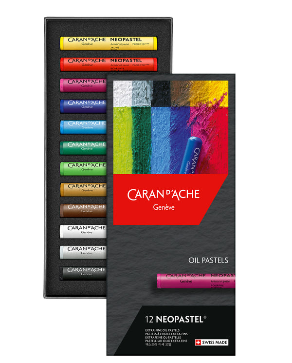 Caran D'ache Neopastel Artist Oil Pastel Set of 12