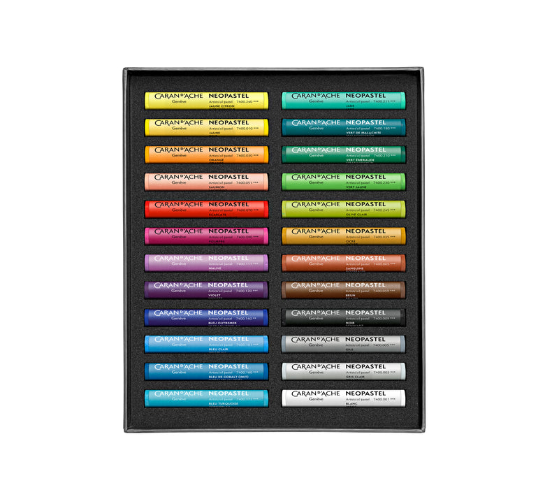 Caran D'ache Neopastel Artist Oil Pastel Set of 24