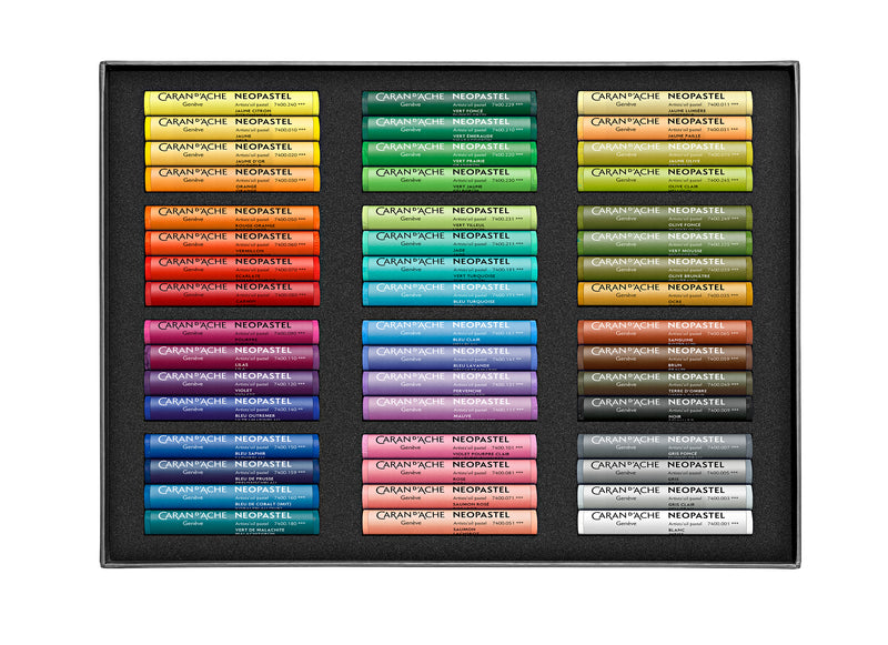 Caran D'ache Neopastel Artist Oil Pastel Set of 48