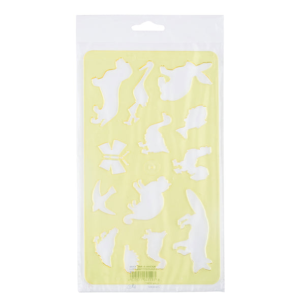 Koh-I-Noor Animal Stencil Template Yellow