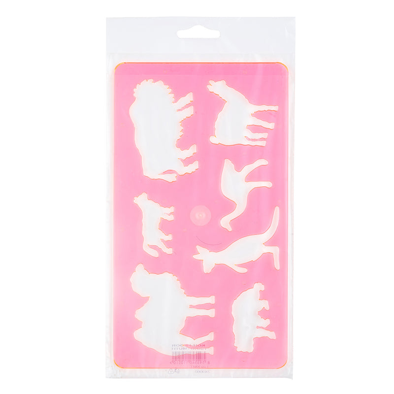 Koh-I-Noor Animal Stencil Template Pink