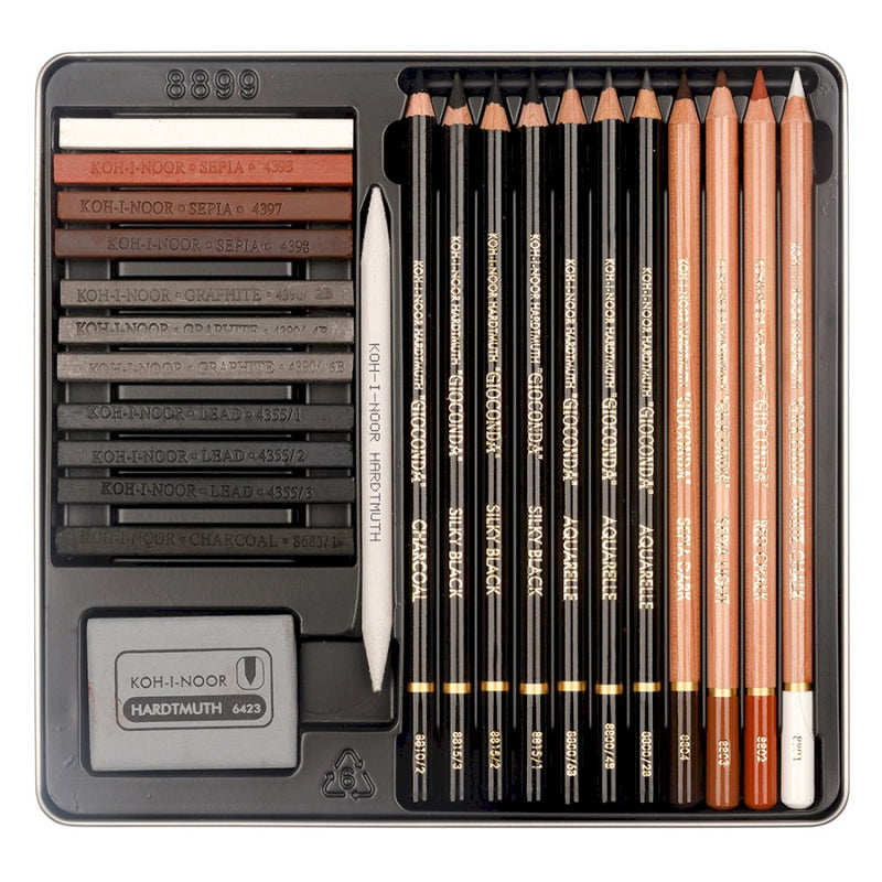 Koh-I-Noor Gioconda 24 Piece Artist Sketching Sets