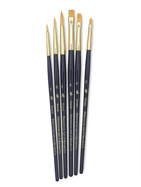 Synthetic-Golden Taklon Set of 6 brushes