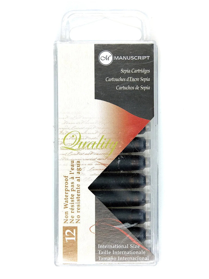 Manuscript Fountain Pen Cartridges Pack Of 12