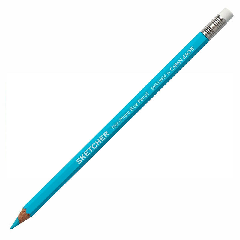 Caran D'Ache Sketcher Non-Photo Blue Pencil 2 Piece